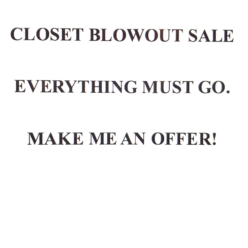 MAKE ME AN OFFER!